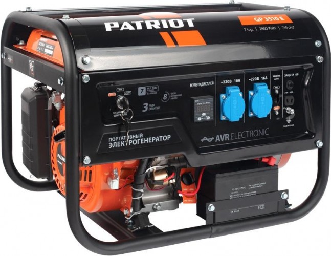 Генератор бензиновый PATRIOT GP 3510 E 474101540