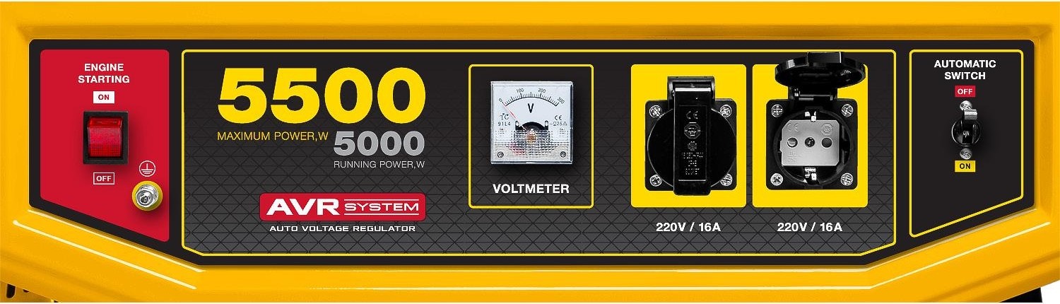 Генератор бензиновый Steher GS-6500 - изображение 4