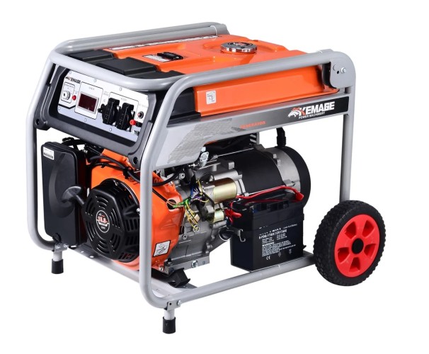 Генератор бензиновый TOR KM6500H с колесами 1018117