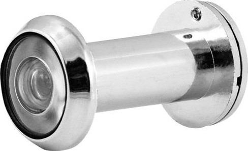 Глазок дверной НОРА-М №1/16/200/40-60 со шторкой "Хром" 16849