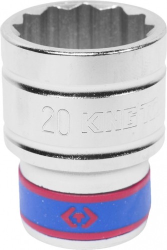 Головка двенадцатигранная с посадкой 1/2" KING TONY 433020M 20 мм