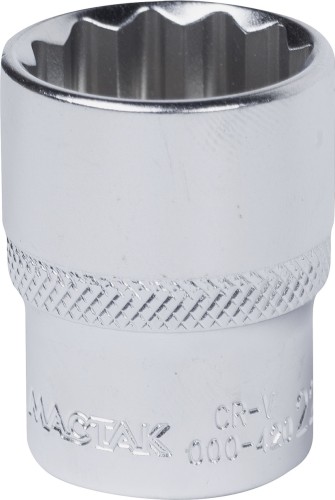 Головка двенадцатигранная с посадкой 1/2" МАСТАК 000-42024 торцевая стандартная 24 мм