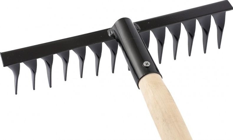 Грабли витые СИБРТЕХ 14 зубьев, стальные с черенком 61769 61769