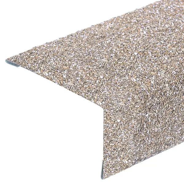 Наличник оконный гранулят ТЕХНОНИКОЛЬ Hauberk 1.25 м. серо-бежевый