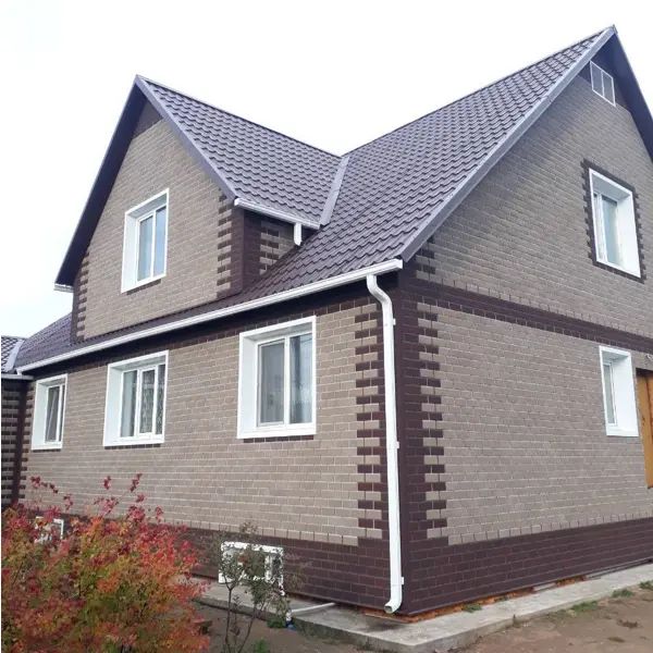 Фасадная плитка ТЕХНОНИКОЛЬ Hauberk 2.0 м2 цвет античный - изображение 9