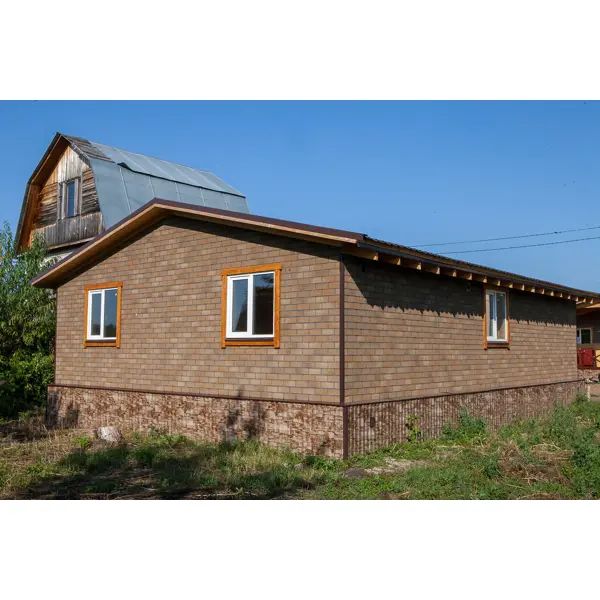 Фасадная плитка ТЕХНОНИКОЛЬ Hauberk 2.0 м2 песчаный - изображение 8