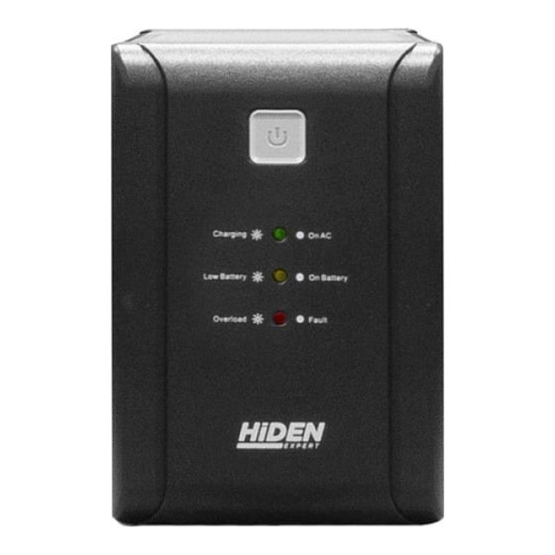 ИБП HIDEN EXPERT ULS1000E 1000ВА/600Вт, 4xSchuko+2хIEC C13 LED, USB