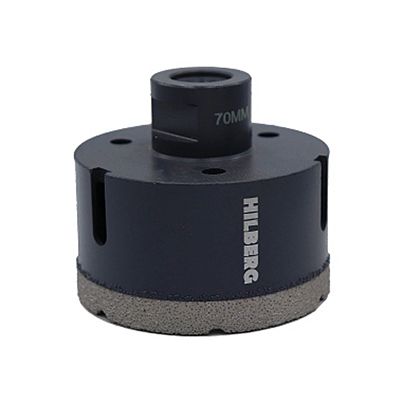 Алмазная коронка для подрозетников Hilberg Laser 72 мм - изображение 5