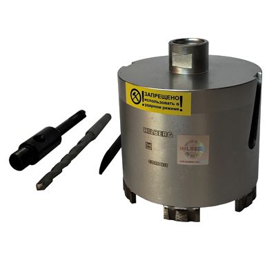 Алмазная коронка по бетону Hilberg Laser Five Teeth HP268 68 мм - изображение 4