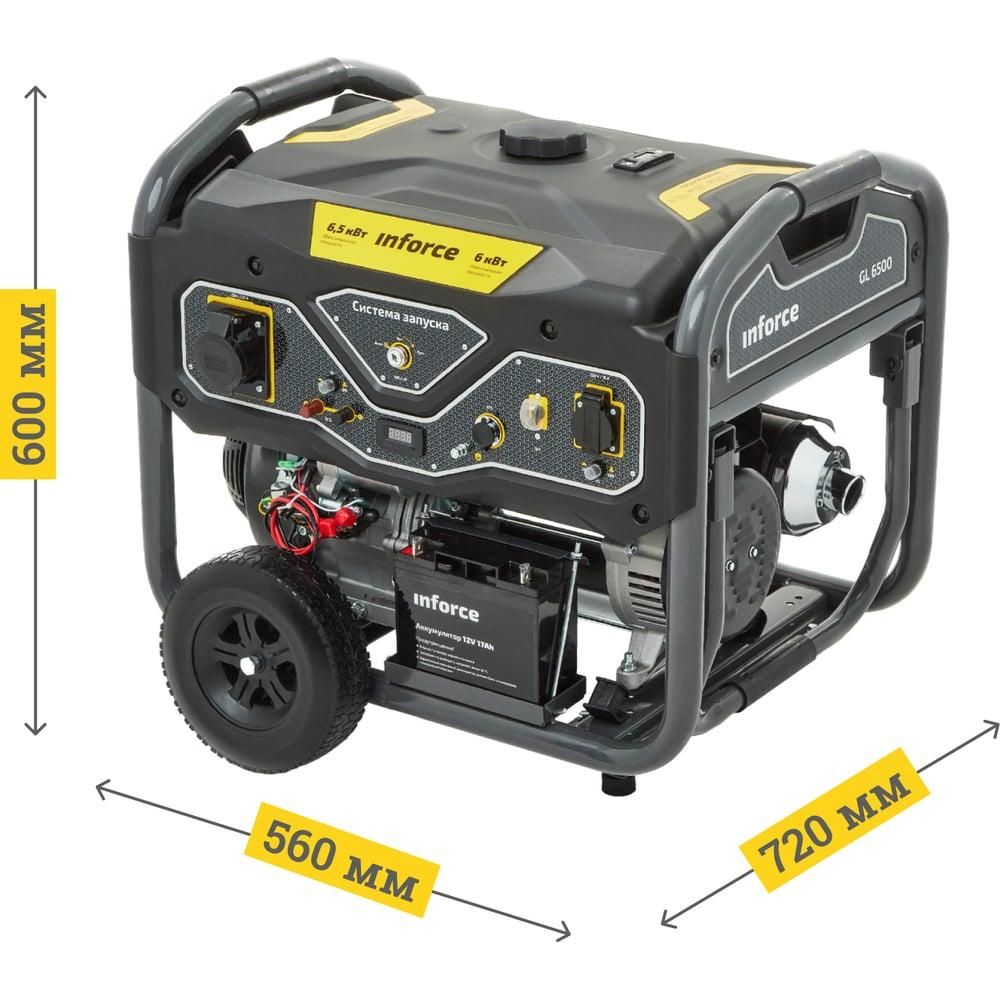 Бензиновый генератор Inforce GL 6500 - изображение 9