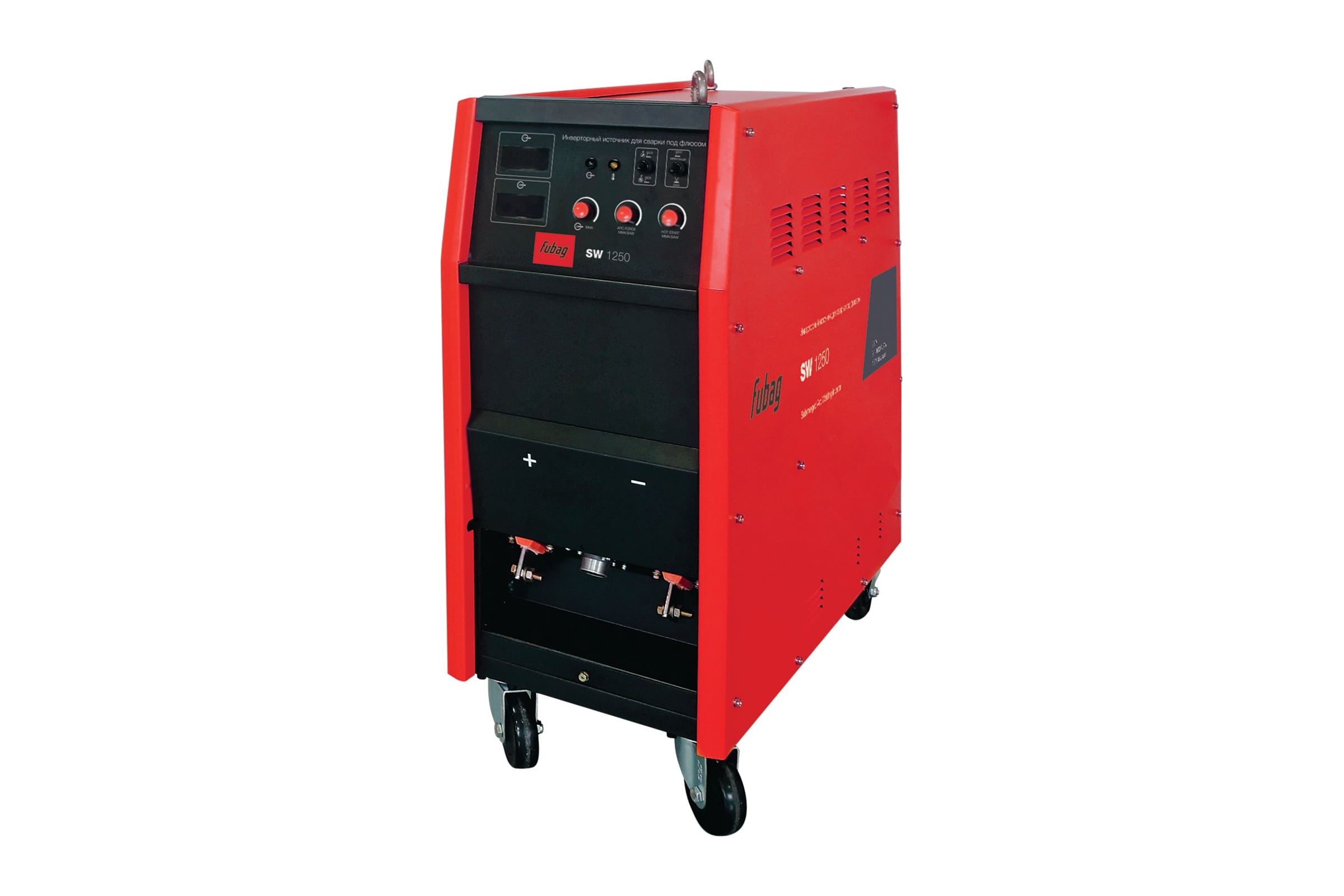 Источник для сварки под флюсом FUBAG SW 1250 38674 + трактор сварочный TW 1250 38675 + набор содинительных кабелей 38674.1