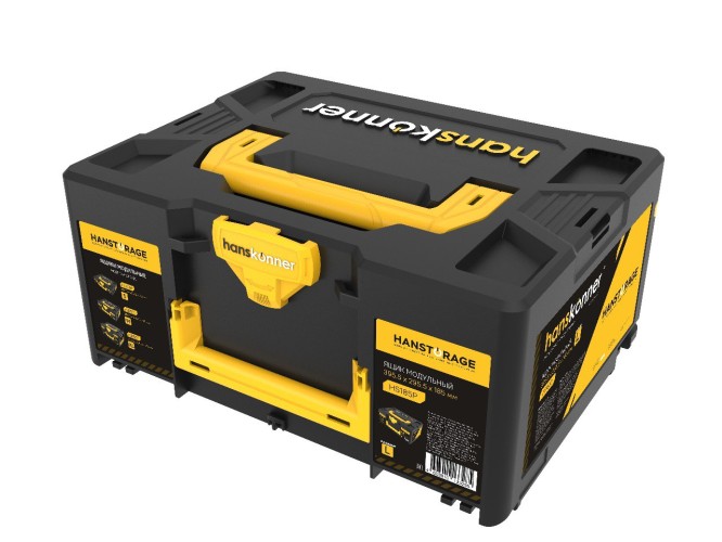 Ящик для инструмента HANSKONNER HS185P модульный L, единая система хранения