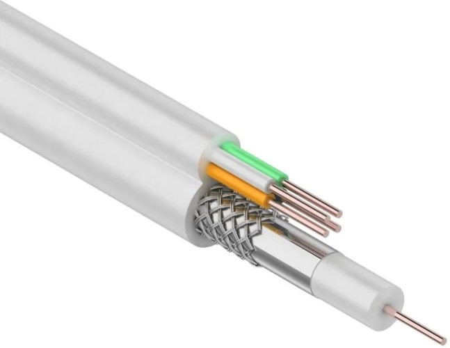 Кабель REXANT 01-4021 ККСВ-В +4х0,5мм, 100м, белый