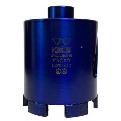 Алмазная коронка для подрозетников KEOS PULSAR М16 72 мм с микроударом