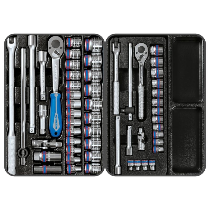 Набор инструментов KING TONY BASTION в черной тележке, 204 предмета - изображение 3