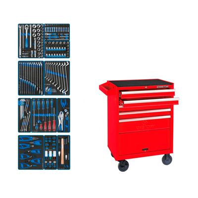 Набор инструментов KING TONY DRIVE в чёрной тележке, 251 предмет - изображение 7