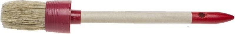 Кисть круглая STAYER MASTER светлая натурал. щетина, пластм. корпус, деревян.  0141-35