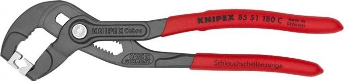 Клещи переставные KNIPEX для пружинных хомутов 8551180CSB 180 мм KN-8551180CSB