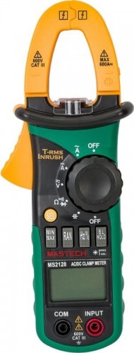 Клещи токоизмерительные MASTECH MS2128 + постоянный ток + t-rms 13-1317