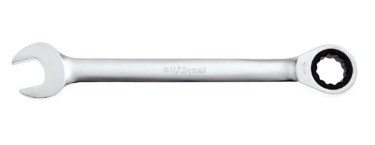 Ключ комбинированный AV Steel AV-315032 трещоточный, 32 мм