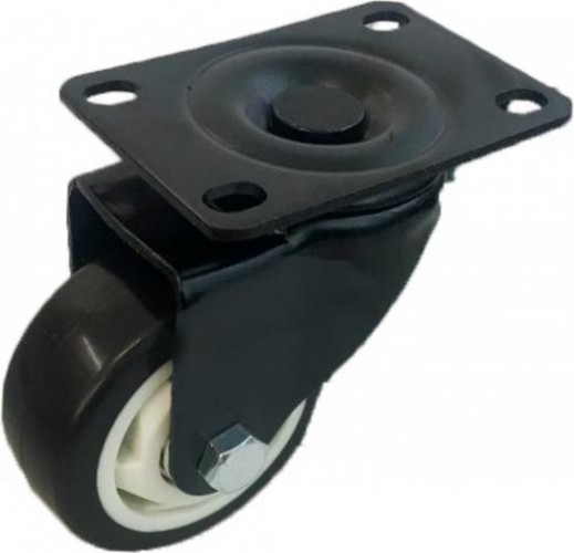 Колесная опора аппаратная MFK-TORG 4052125 черная резина поворотное 125мм