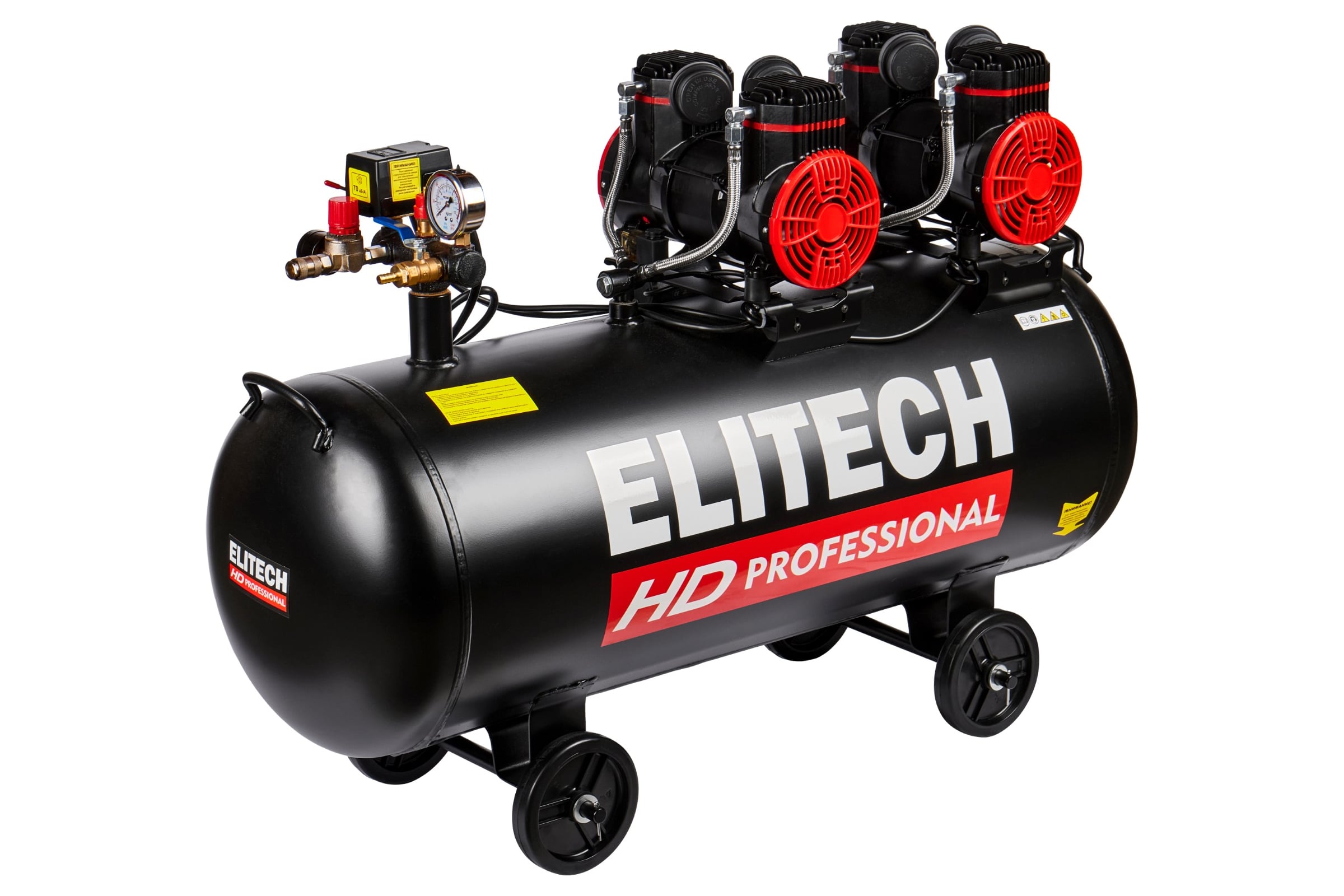 Компрессор безмасляный малошумный Elitech ACF 500-120S 204541 - изображение 5