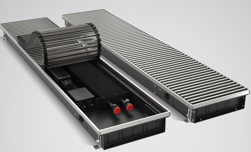 Конвектор внутрипольный ROYAL THERMO ATRIUM TURBO-80/250/1800-DG-U-AU-24 без блока упр. НС-1588618