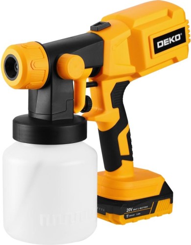 Краскопульт аккумуляторный DEKO SG20DK 20В, 1x3.0 Ач 083-1133