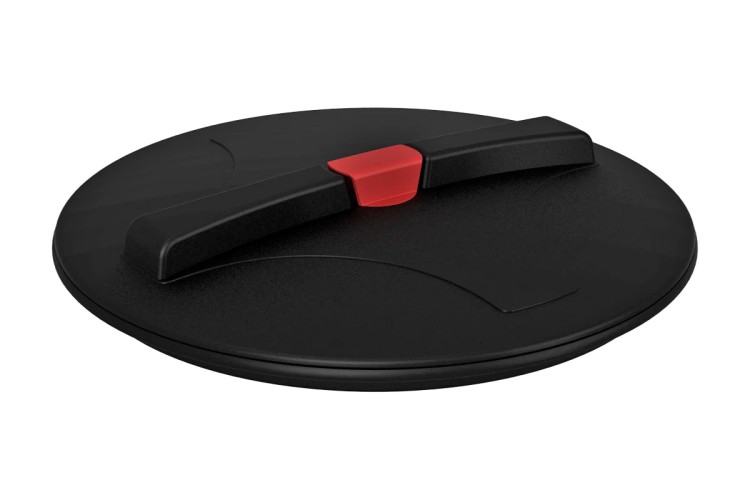 Крышка ЭКОПРОМ 450 мм (черная) с дыхательным клапаном 115.0041.000.0