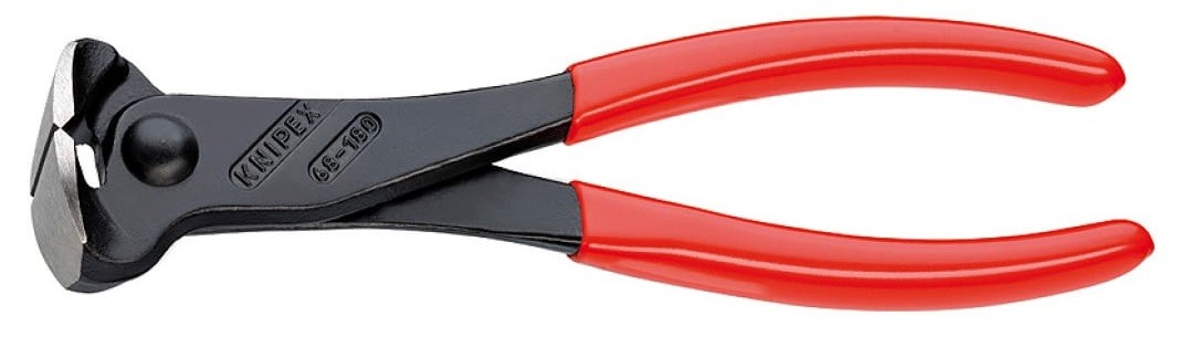 Кусачки KNIPEX KN-6801180SB торцевые, 180 мм, обливные ручки