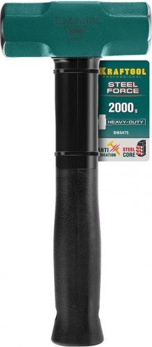 Кувалда со стальной обрезиненной рукояткой KRAFTOOL STEEL FORCE 2 кг 2009-2 2009-2