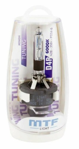 Лампа ксеноновая MTF LIGHT D4R, 42В, 35Вт, 6000К TUNNING SBD4R6