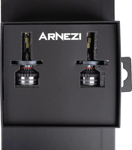 Лампа светодиодная ARNEZI 12/24V H4/H19 45W 3500lm 6000K Vivid LED 2 шт. DUOBOX IP68 A2000052 - изображение 5