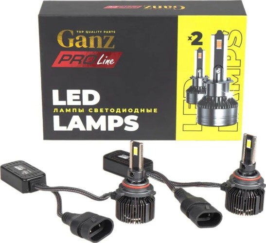 Лампа светодиодная GANZ 12/24V HB4 55W 4000lm 6000K 2 шт. DUOBOX IP68 GIP06363