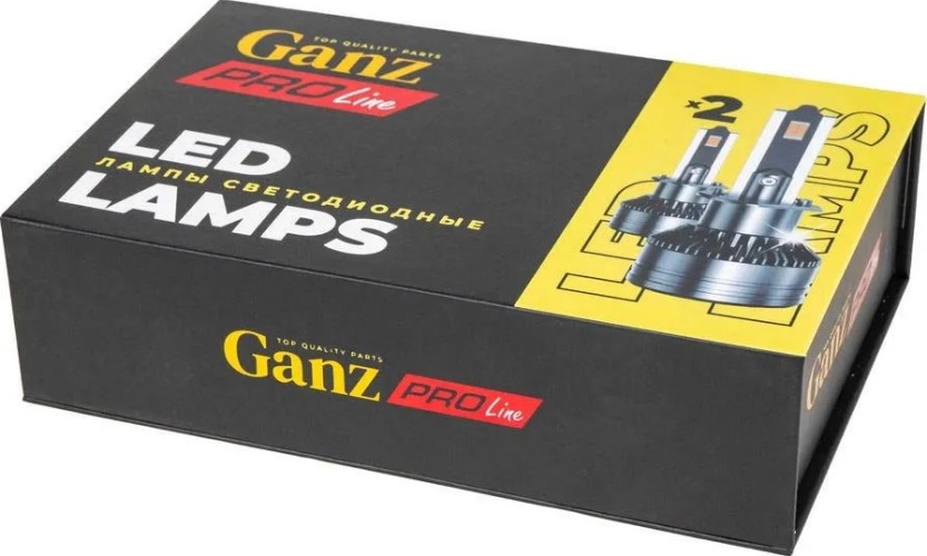 Лампа светодиодная GANZ 12/24V H11 55W 4000lm 6000K 2 шт. DUOBOX IP68 GIP06361 - изображение 2