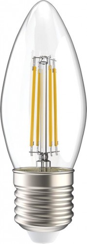 Лампа светодиодная IEK C35 филаментная 360° 7вт свеча 4000к Е27 LLF-C35-7-230-40-E27-CL