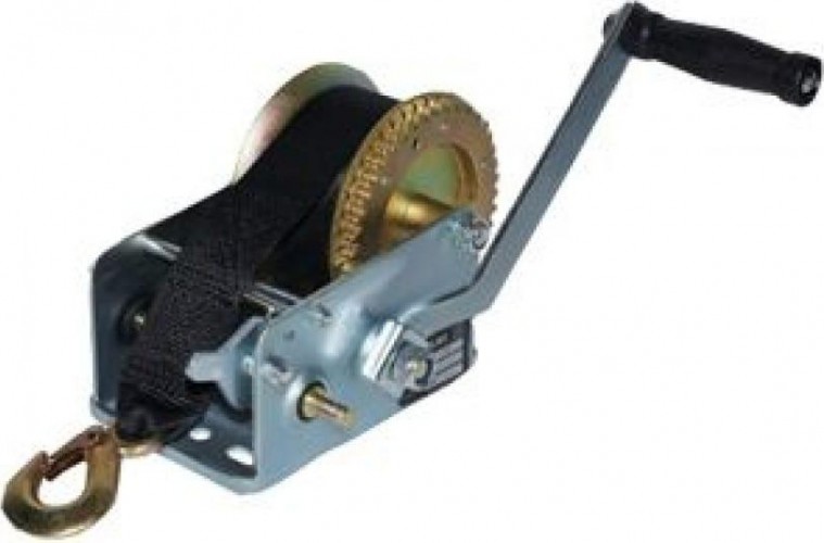 Лебедка барабанная TOR ЛН-1200W (LHW) г/п 0,5 т, длина ленты 20 м 1002217 1002217