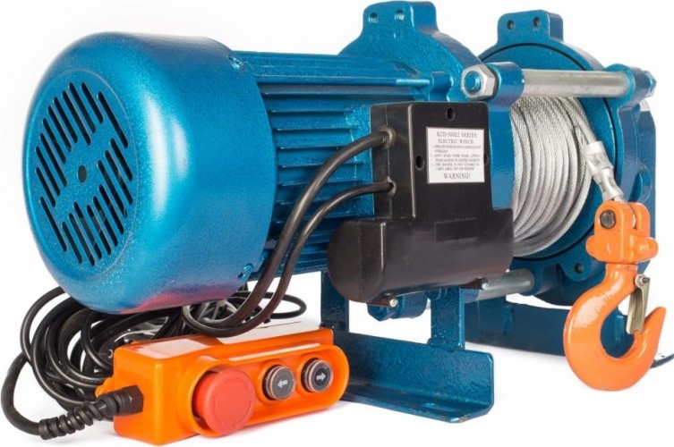 Лебедка электрическая TOR ЛЭК- 500 (KCD) 500 кг, 380V, канат 30 м 1002137 1002137
