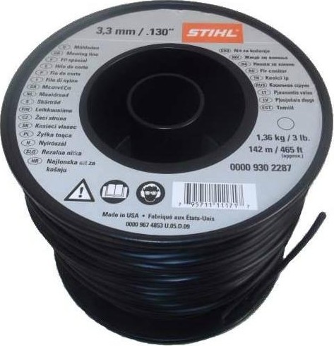 Леска триммерная STIHL 3.3 мм/142 м круг 00009302287