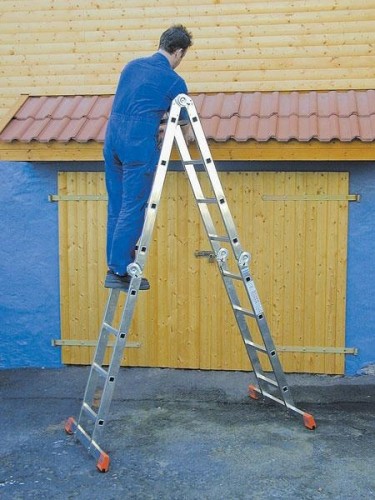 Лестница-трансформер KRAUSE MONTO MULTIMATIC 4х4 шарнирная, универсальная 120649 - изображение 2