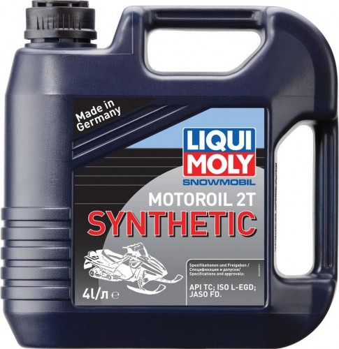 Масло для 2-тактных снегоходов LIQUI MOLY Snowmobil Motoroil 2T Synthetic 4 л 2246 синтетика 2246