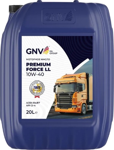 Масло моторное GNV Premium Force LL 10W40 20 л GPF1011454014511040020