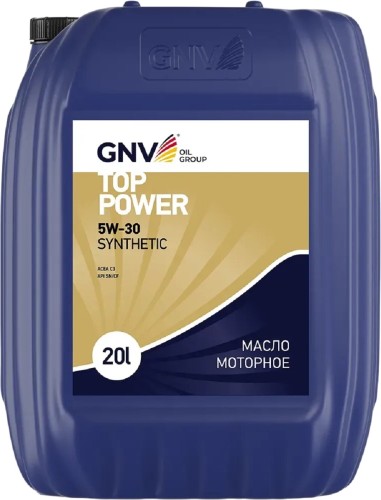 Масло моторное GNV Top Power 5W30 Synthetic 20 л GTP1011872020010530020