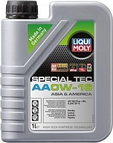 Масло моторное LIQUI MOLY SAE  0W16 Special Tec AA  1 л 21326 синтетическое 21326