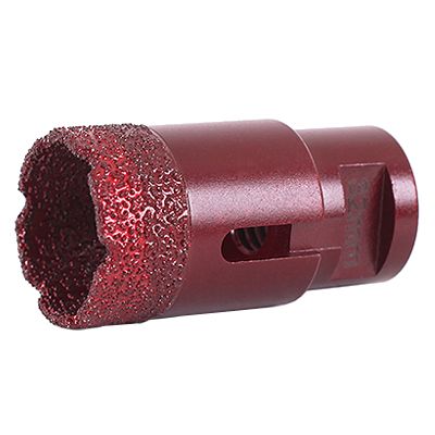 Коронка алмазная вакуумная Messer по камню 6х10х30хM14 (сухое и мокрое сверление)