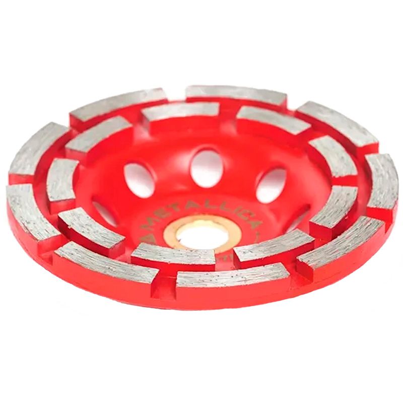 Чашка алмазная шлифовальная двухрядная METALLICA  Ultra 110x22,2/15 мм, по бетону