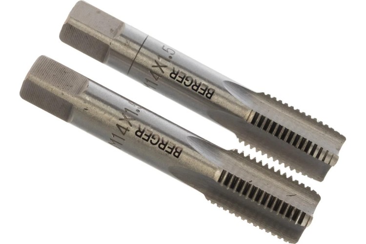 Метчик BERGER BG BG1025 M14х1,5 мм метрические комплектные 2 шт.