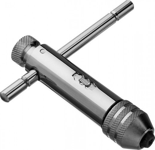 Метчикодержатель ЗУБР ПРОФЕССИОНАЛ m5- m12, с храповым механизмом и реверсом 28138-110_z01