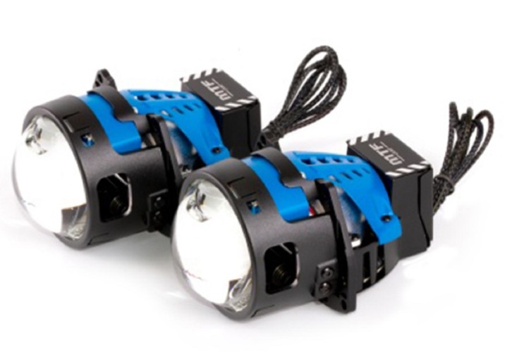 Модули светодиодные MTF LIGHT MAXBEAM PRO 2.0, 12В, 65\82Вт, 5500К, 3 дюйма ближнег/дальнего света линзованные, бескорпусные PH82K5