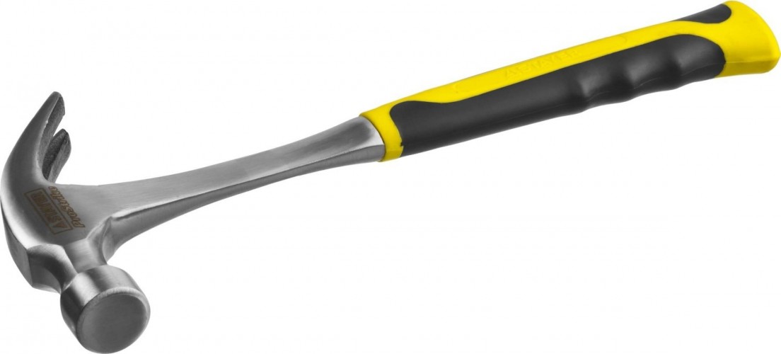 Молоток-гвоздодер STAYER STRIKE 450 г цельнометаллический столярный 2025-450